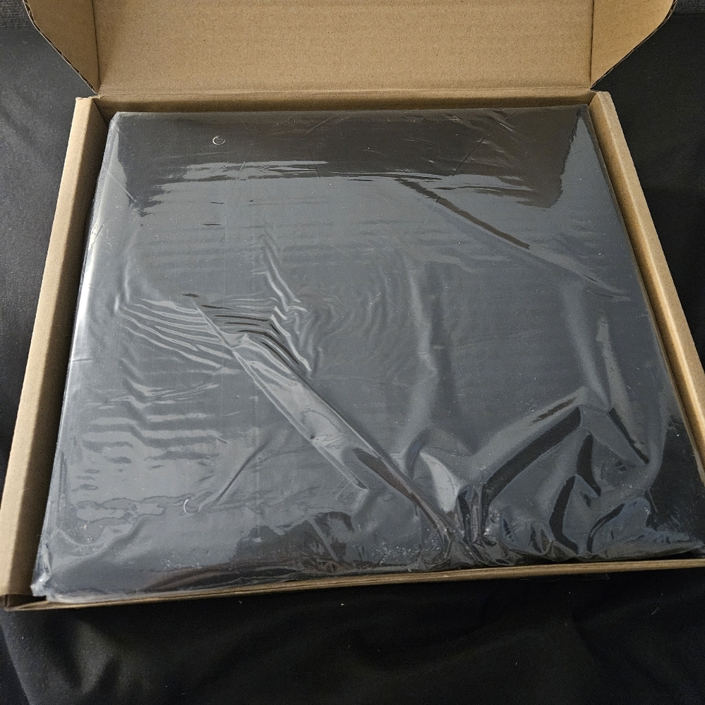 Black Vinyl Record Album